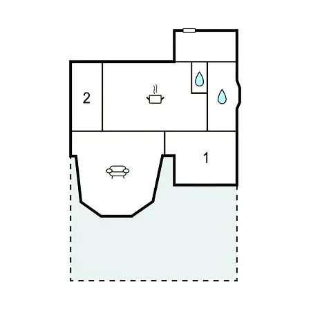 2 Bedroom Beautiful In Grevinge